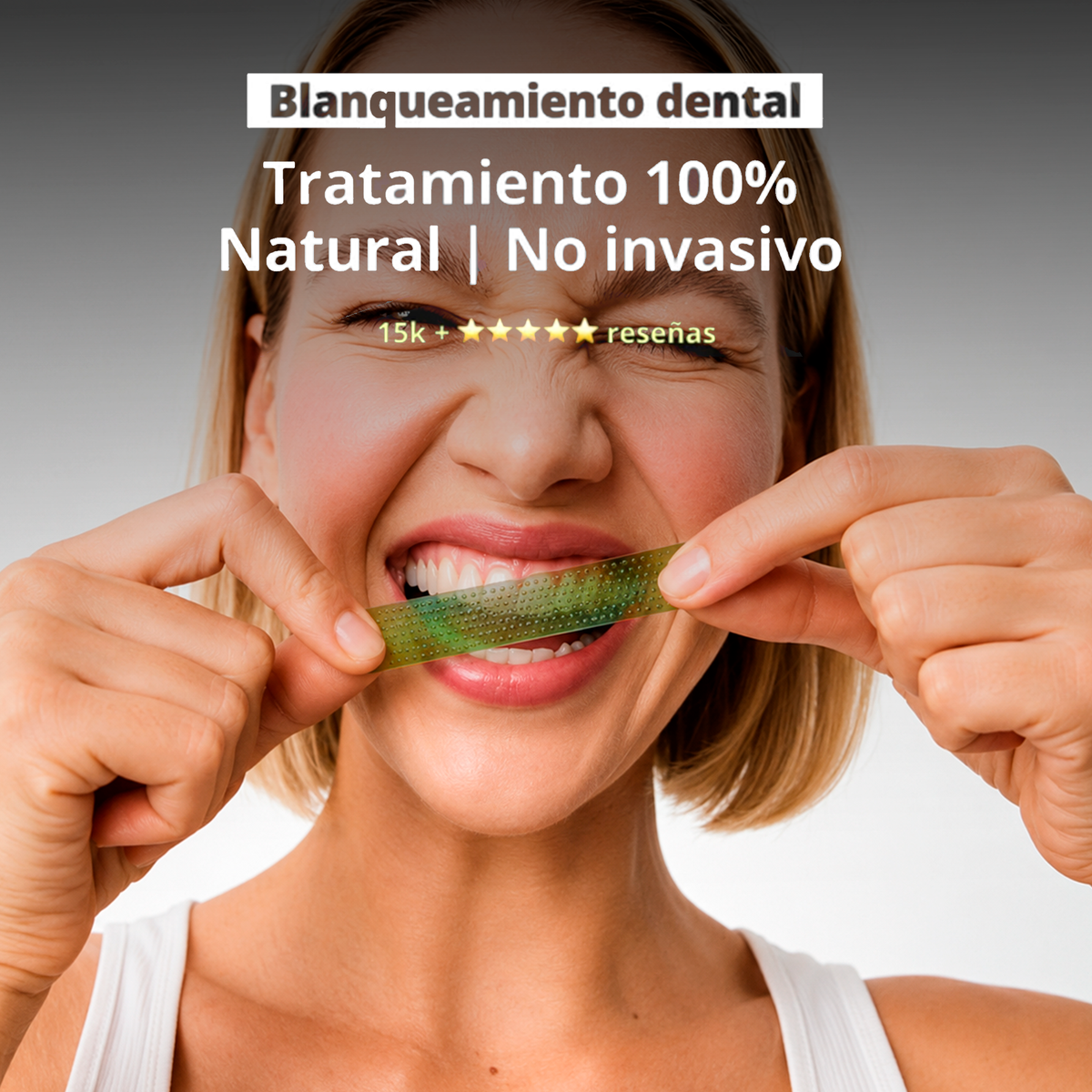 Tiras blanqueadoras de origen vegetal
